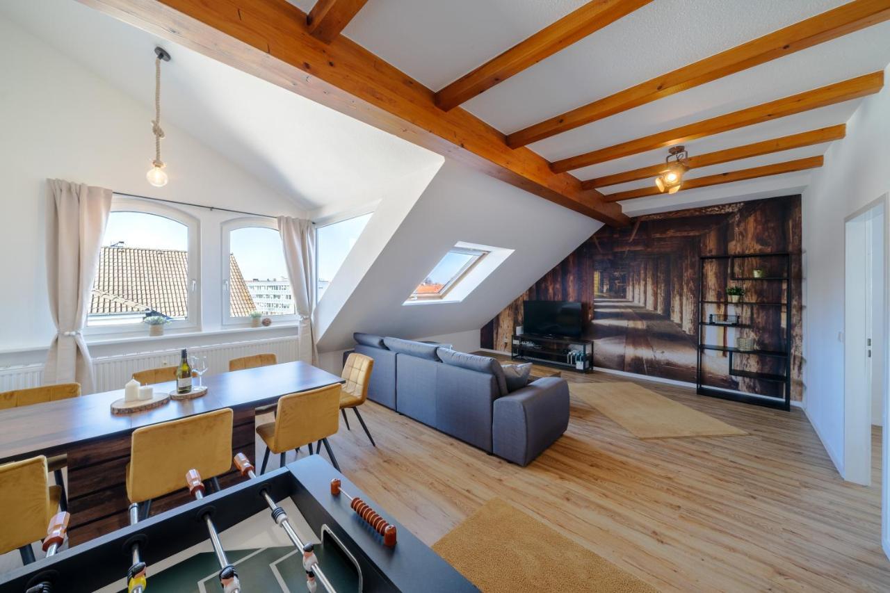 Stylisches Penthouse Zentral Tischfussball 100M2 Wii Hanóver Exterior foto
